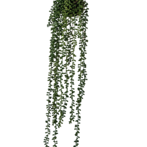 Kunst hangplant Senecio bal 71 cm
