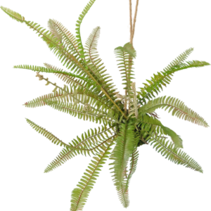 Kunst hangplant varen bal 45 cm
