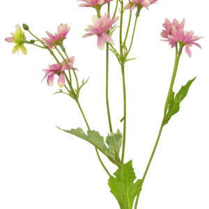 Kunstbloem Madelief 55 cm roze