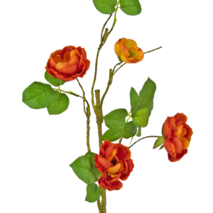 Kunstroos vertakt 90 cm rood