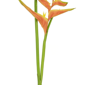 Kunstbloem Heliconia 110 cm oranje