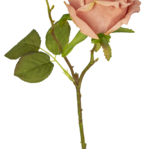 Kunstroos Deluxe 45 cm roze