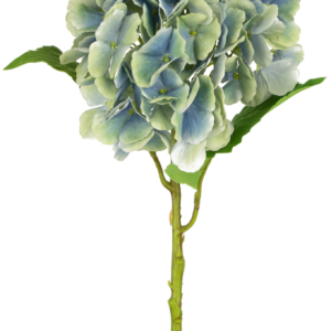 Kunstbloem Hortensia 55 cm blauw