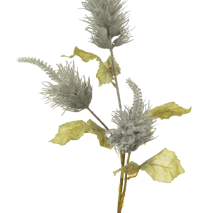 Kunstbloem Pampus 95 cm blauw