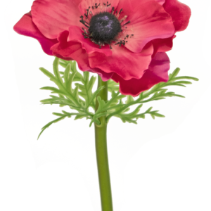Kunstbloem Anemone Deluxe 43 cm fuchsia