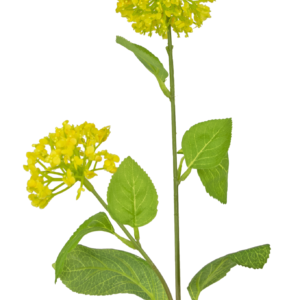 Kunstbloem Sneeuwbal/Viburnum 70 cm geel