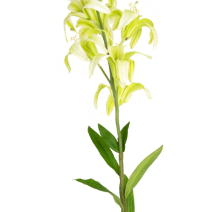 Kunstbloem Martagon Lelie 78 cm wit