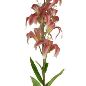 Kunstbloem Martagon Lelie 78 cm oude roze