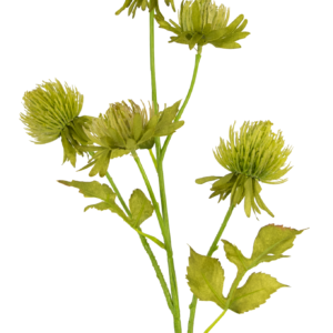 Kunstbloem Distel 66 cm groen