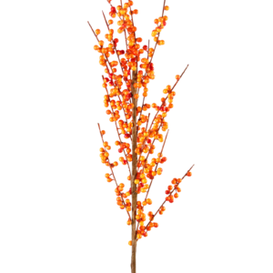 Kunsttak Ilex 100 cm oranje