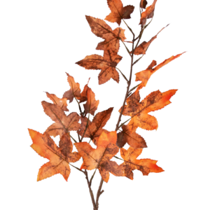 Kunsttak Eikblad 90 cm rood