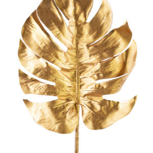 Kunsttak Monstera 73 cm goud