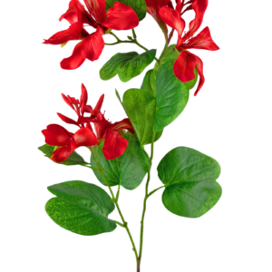 Kunstbloem Rhododendron 85 cm licht rood