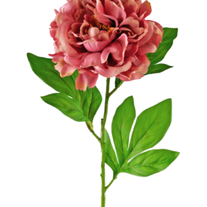 Kunstbloem Pioen 77 cm roze