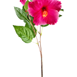 Kunstbloem Hibiscus 73 cm roze