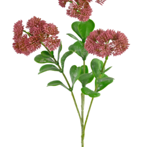 Kunsttak Sedum 56 cm roze