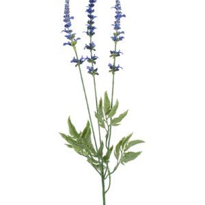 Kunsttak Lavendel 66 cm blauw