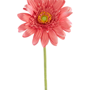 Kunstbloem Gerbera 53 cm roze