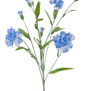 Kunstbloem Anjer tros 70 cm blauw