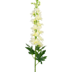 Kunstbloem Delphinium 79 cm wit