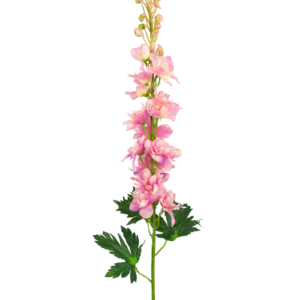 Kunstbloem Delphinium 79 cm roze