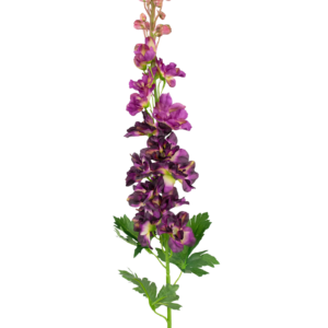 Kunstbloem Pioen 61 cm paars