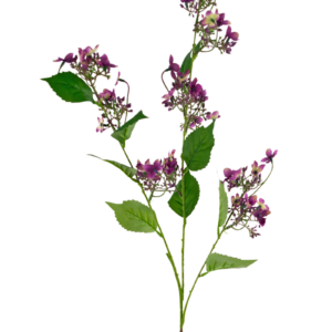 Kunstbloem Wilde Hydrangea 93 cm paars