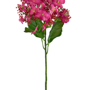 Kunstbloem Vlinder Hortensia 70 cm roze