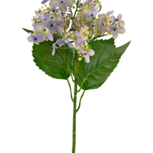 Kunstbloem Vlinder Hortensia 70 cm licht lila