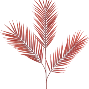Kunsttak Varen 100 cm rood
